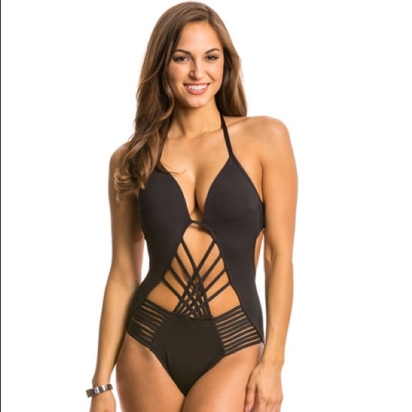 kenneth cole wireless push up one piece